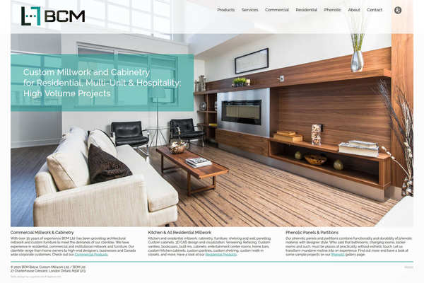 Website design by Mike Cygalski of digibee.net Web Design. London based BCM Ltd.'s website homepage screenshot - an alternative photo.